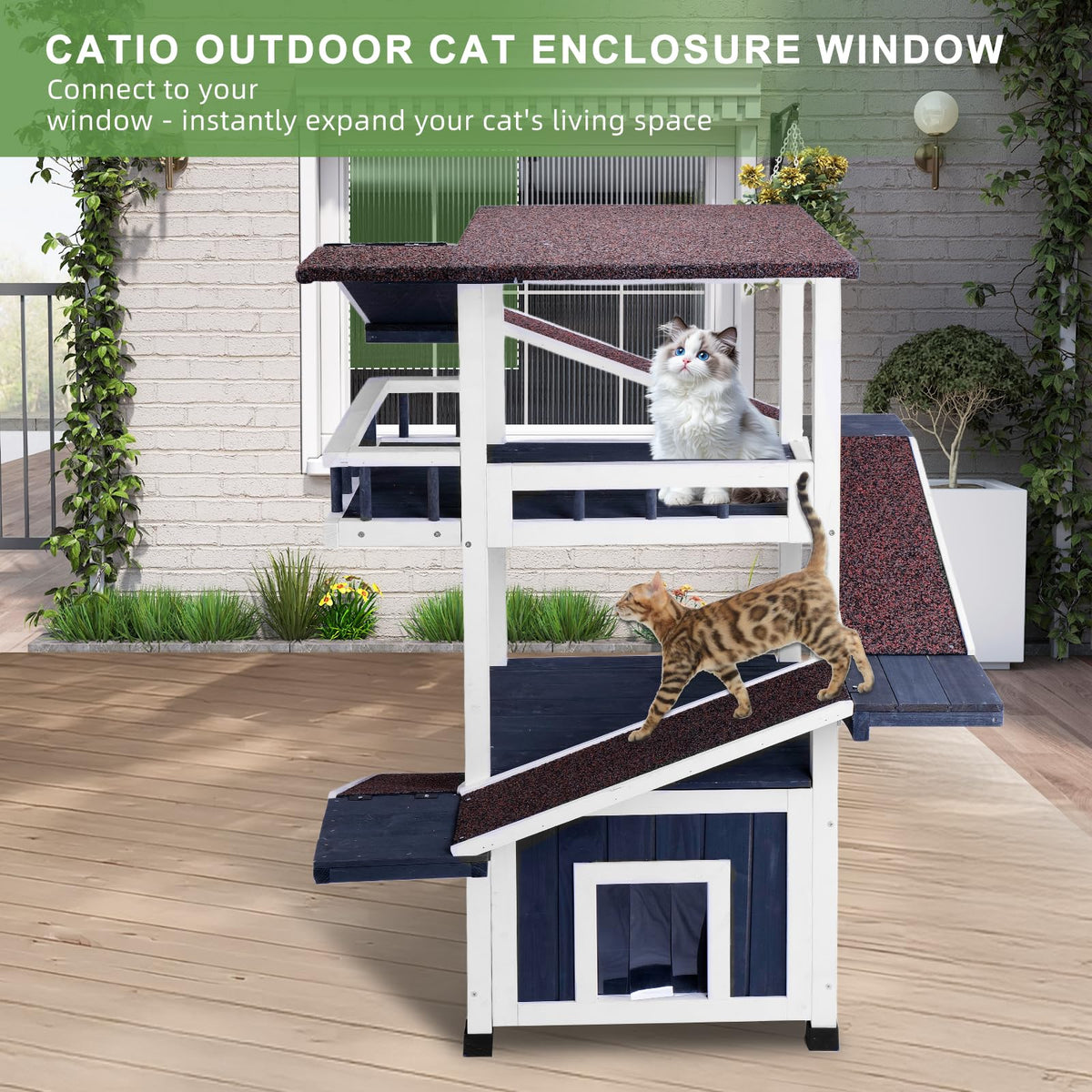 Weatherproof Outdoor Cat Tree S908425
