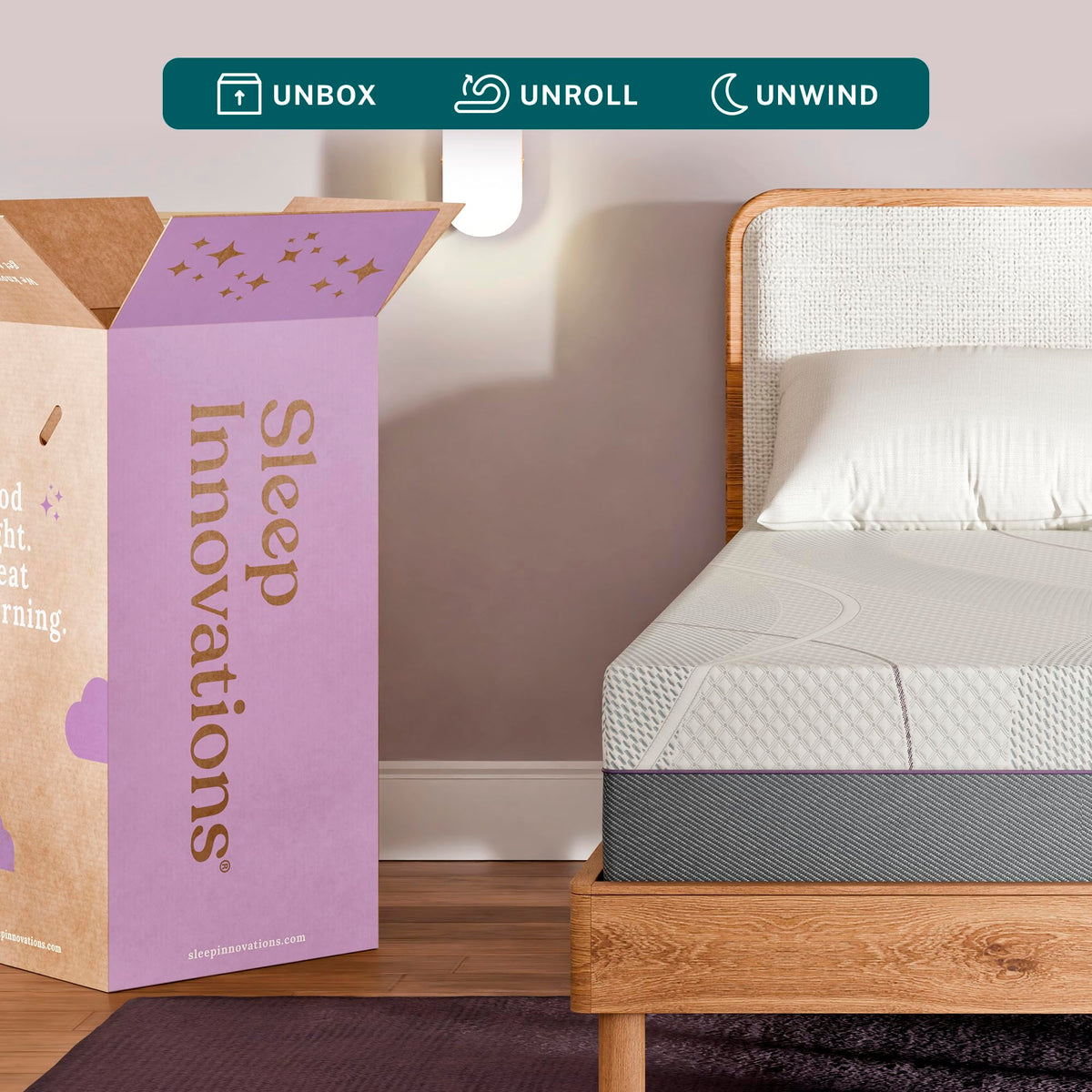 12 Inch Green Tea Memory Foam Mattress, Twin Size R87774