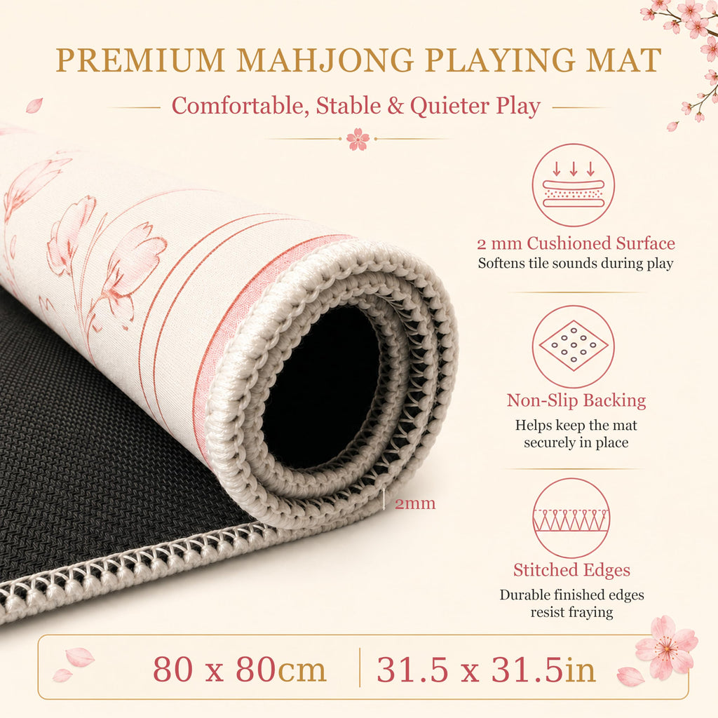 American Mahjong Set with Racks, Mat & Tote B9201