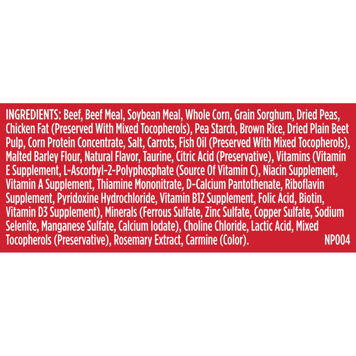 Dry Dog Food, Beef, Pea & Brown Rice, 40 lb. Bag G991