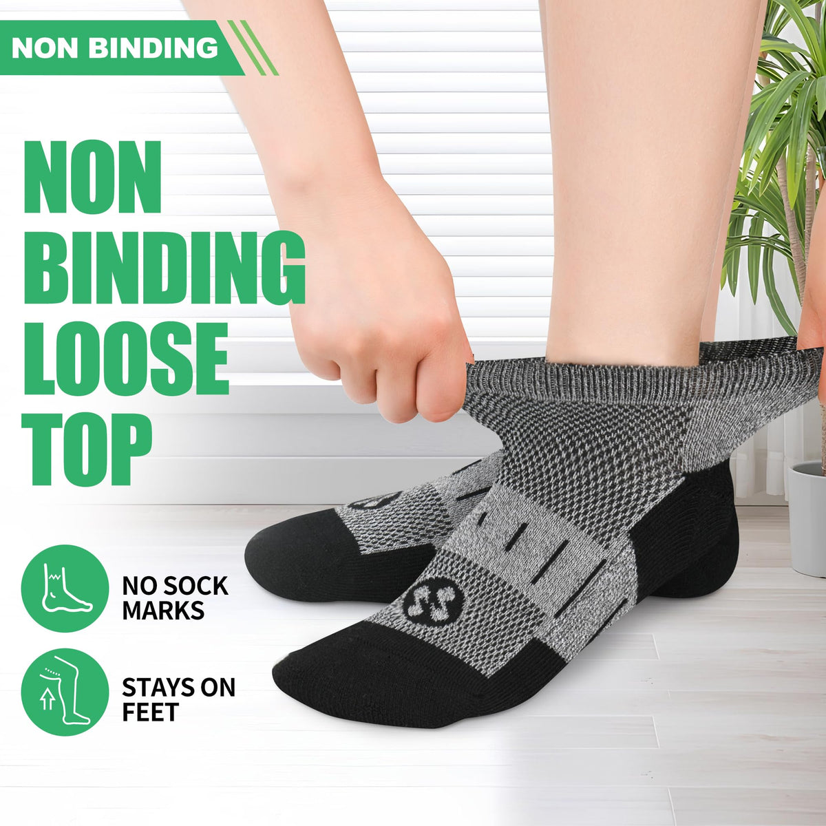Low Cut Bamboo Viscose Diabetic Socks V131891