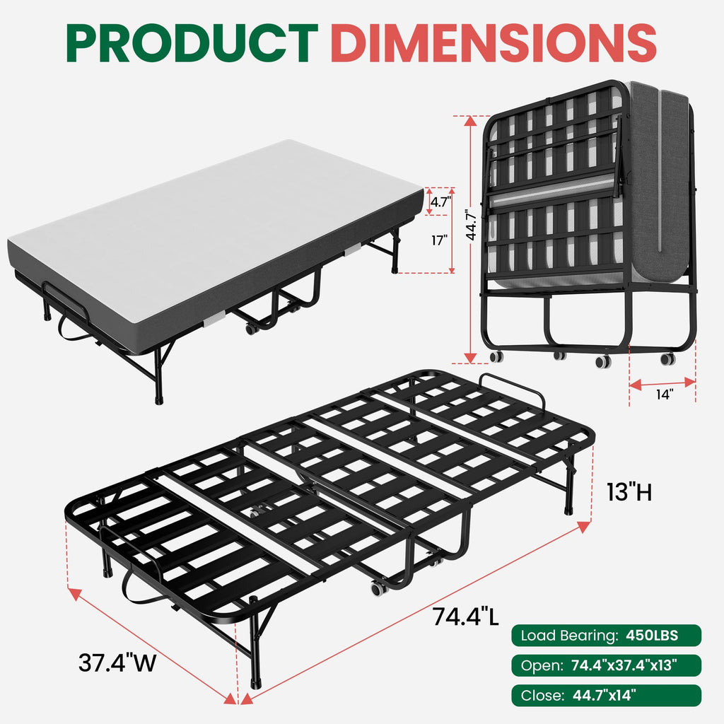 75"x38" Folding Bed U29285