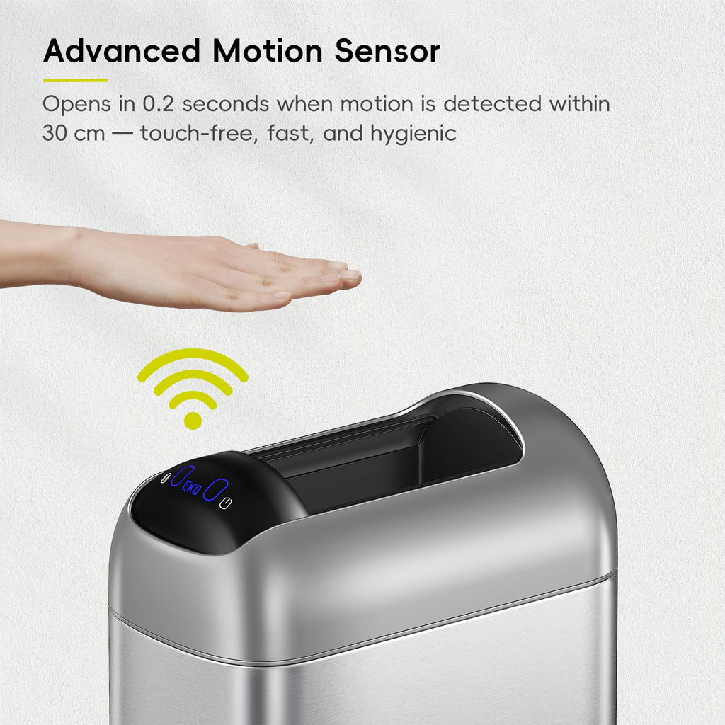 10L Stainless Steel Sensor Trash Can P3628