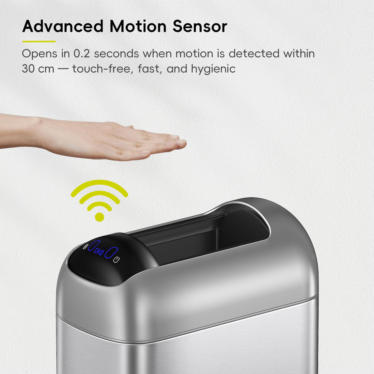 10L Stainless Steel Sensor Trash Can P3628
