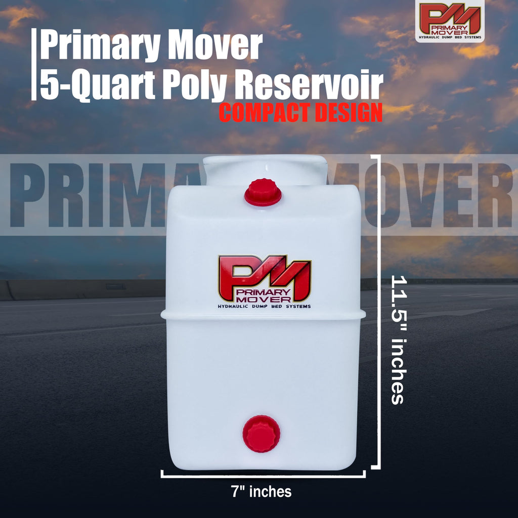 5 Quart Poly Hydraulic Replacement Reservoir M3547