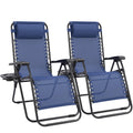 Zero Gravity Chairs Set of 2 Blue A443