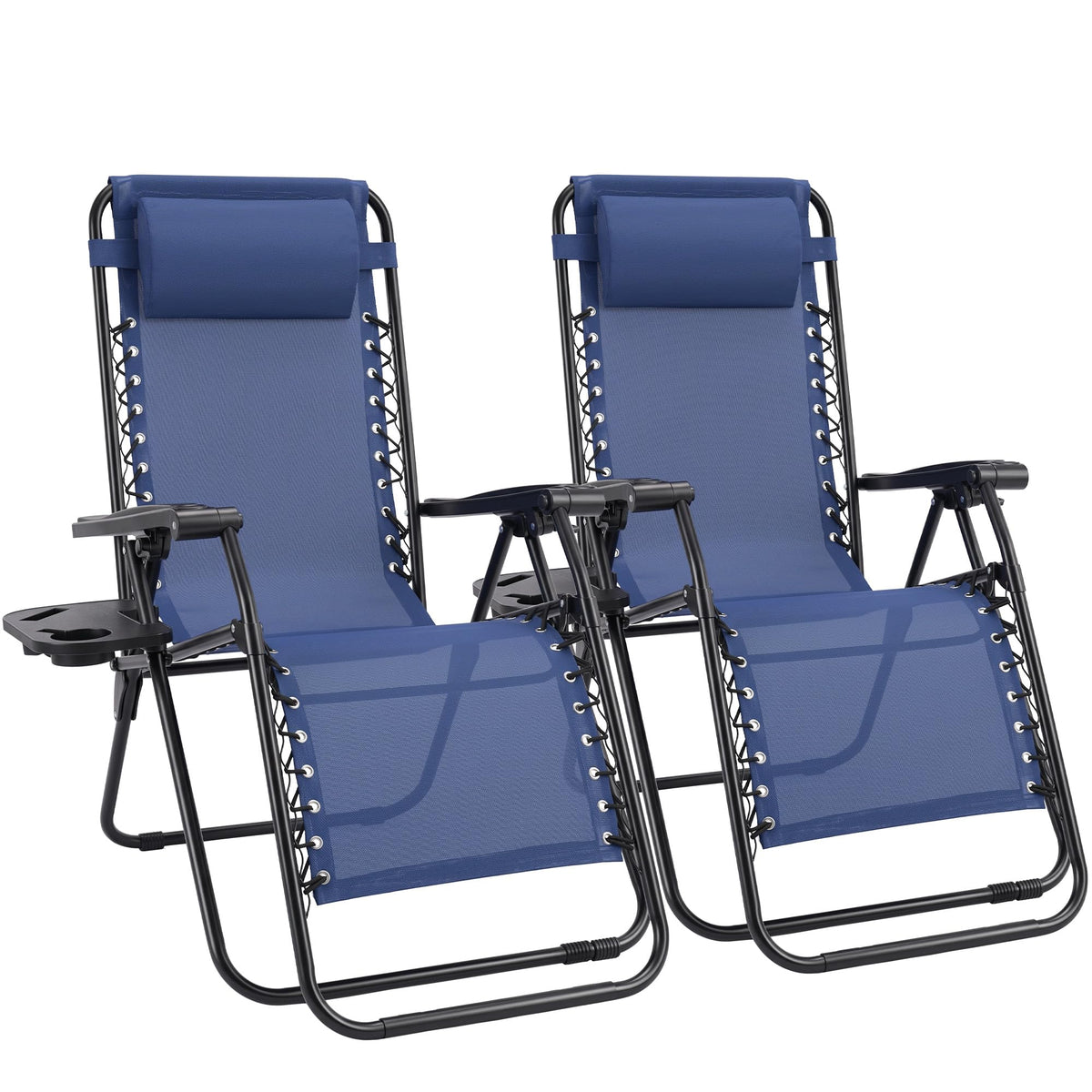 Zero Gravity Chairs Set of 2 Blue A443
