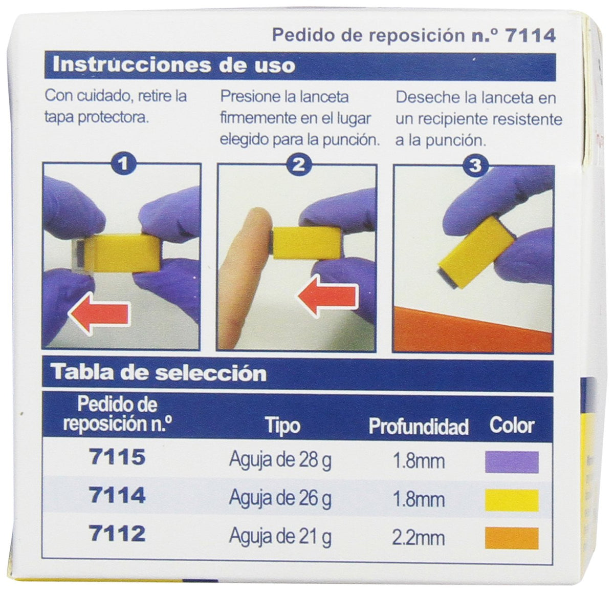 26 Gauge Sterile Safety Lancets 100 Count Q116