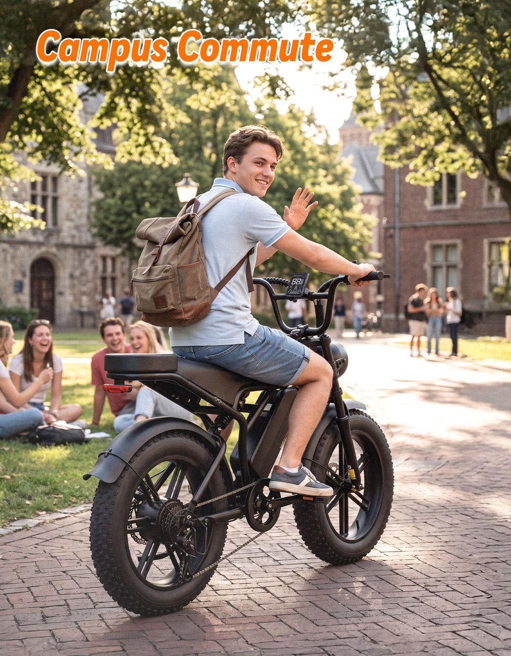 Electric Bike, 2000W Peak, Fat Tire T3146