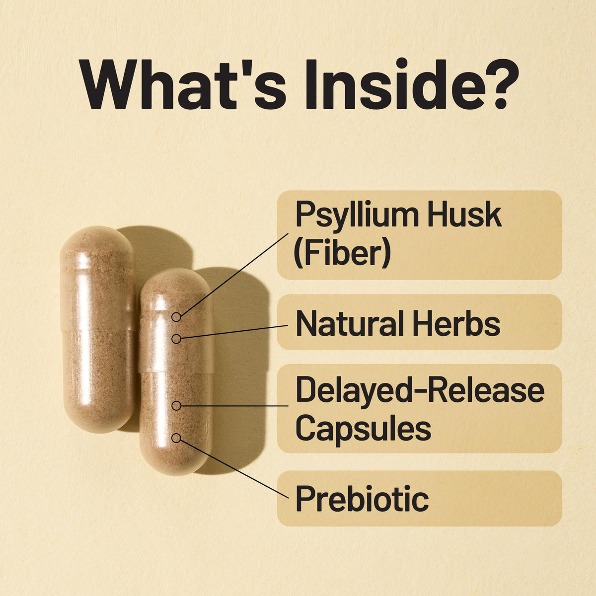 Herbal Laxative Fiber Cleanse 60 Capsules P267365