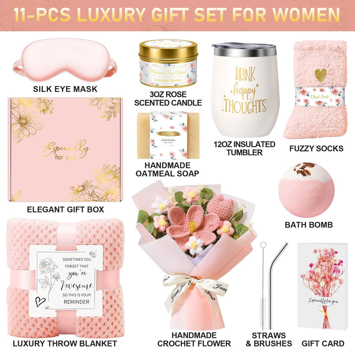 Self Care Spa Gift Baskets Set H4019