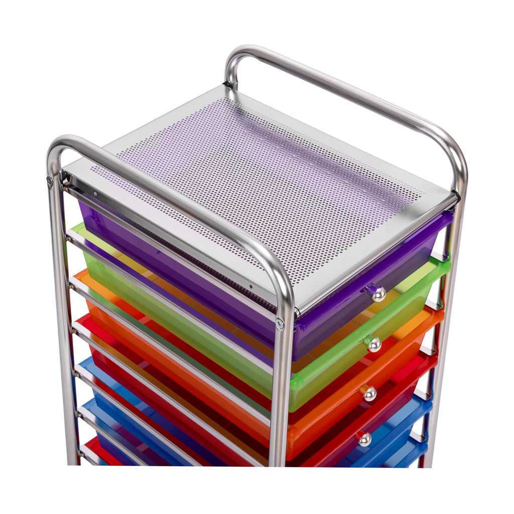 10 Drawer Rolling Storage Cart I9379