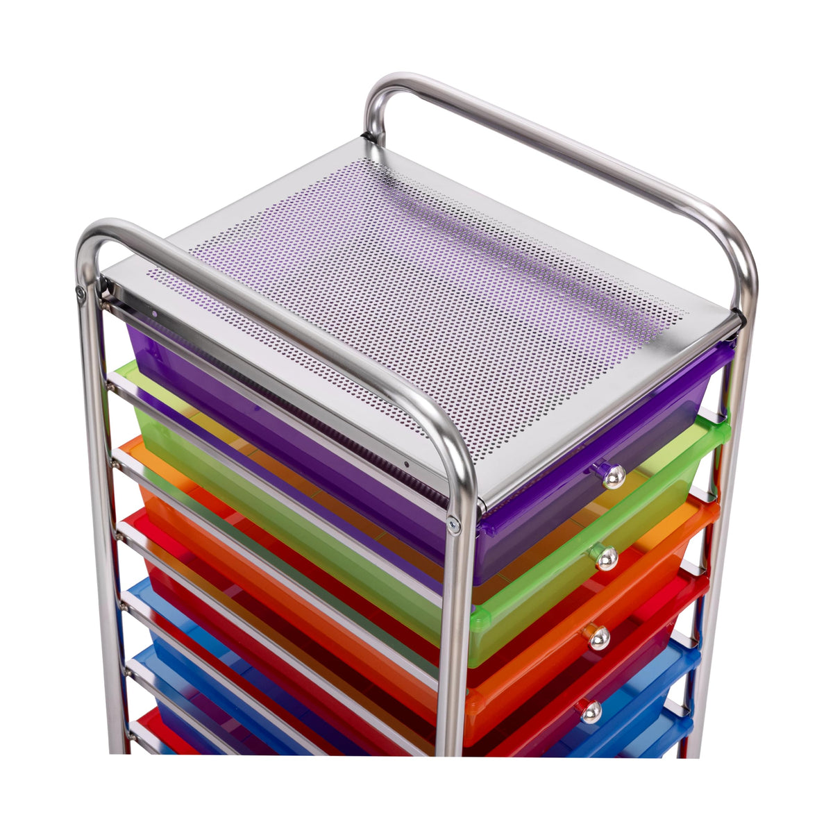 10 Drawer Rolling Storage Cart I9379