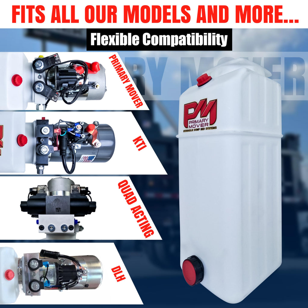 5 Quart Poly Hydraulic Replacement Reservoir M3547