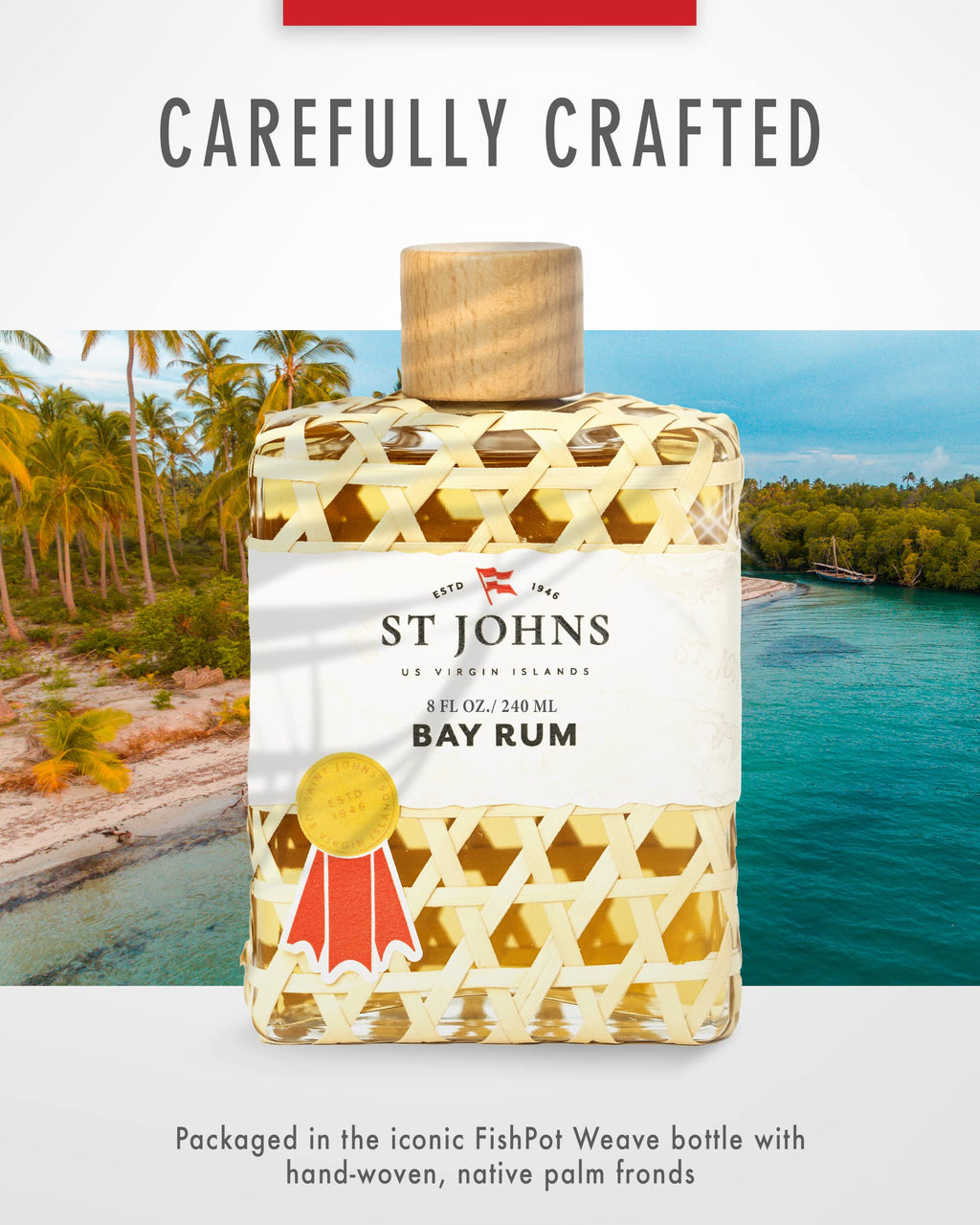 Bay Rum Aftershave and Cologne 8 oz Splash Bottle L769