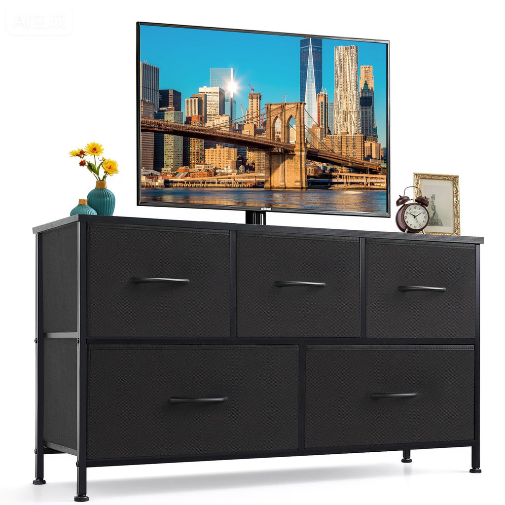 5 Drawer Fabric Dresser H989