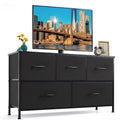 5 Drawer Fabric Dresser H989