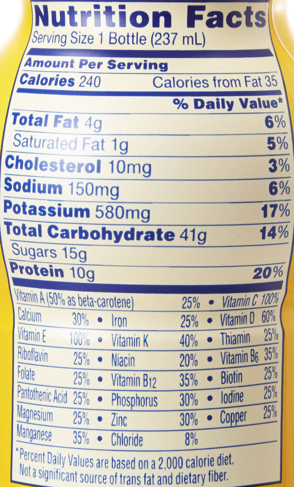 Chocolate Nutritional Drink 8 oz Bottle 24 Ct G24771